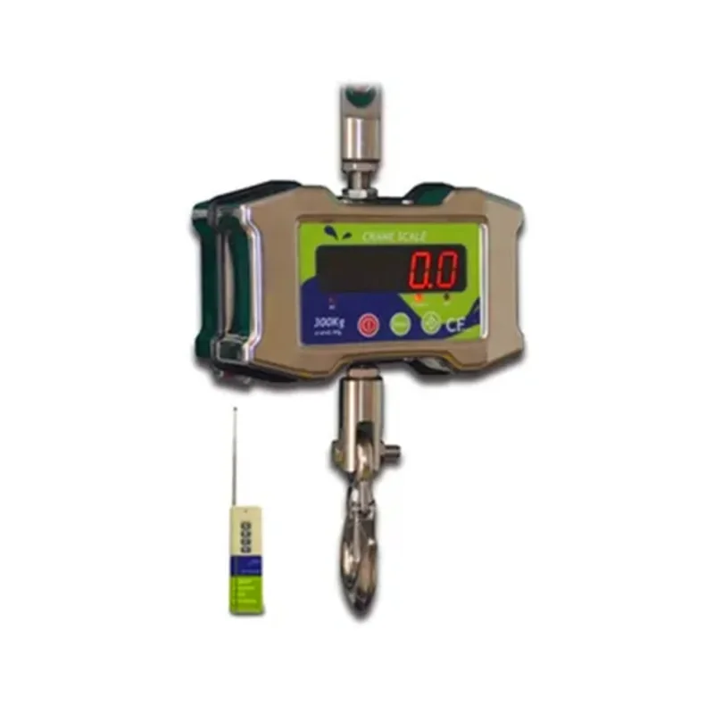 Portable digital hanging scale with Bluetooth connectivity and dual LED displays for markets and warehouses in Kenya